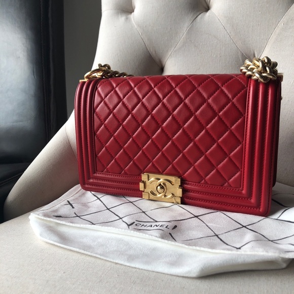 CHANEL Handbags - SOLD-Chanel boy bag old medium